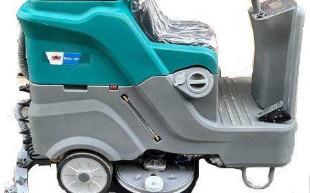 Best Ride On Floor Scrubber Dryer Machine For Industrial Cleaning