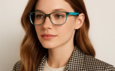 Affordable Green Eye Glasses & Brown Cat Eye Glasses | EyeWeb