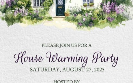 Beautiful House Warming Invitation Designs Online