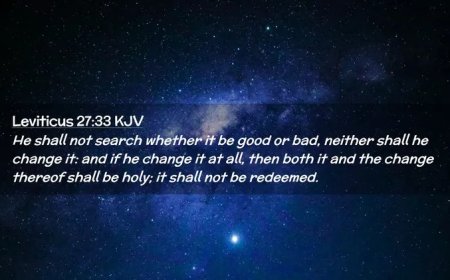 Leviticus 27:33 Meaning, Context & Commentary