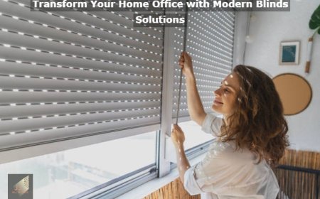 Transform Your Home Office with Modern Blinds Solutions