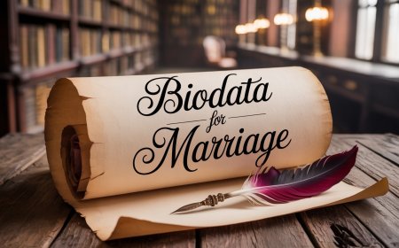 Bio Data for Marriage Simple & Printable