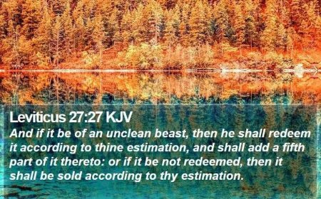 Leviticus 27:27 Meaning, Context & Commentary