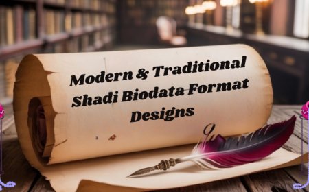 Modern & Traditional Shadi Biodata Format Designs
