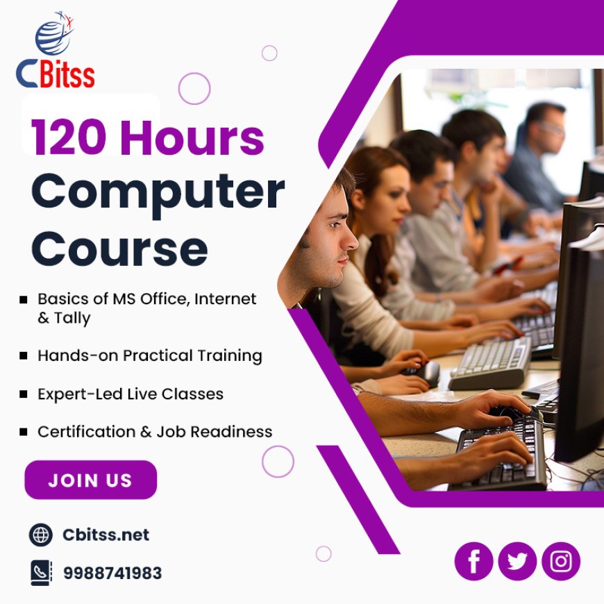 Build Career Skills with a 120 Hours Computer course