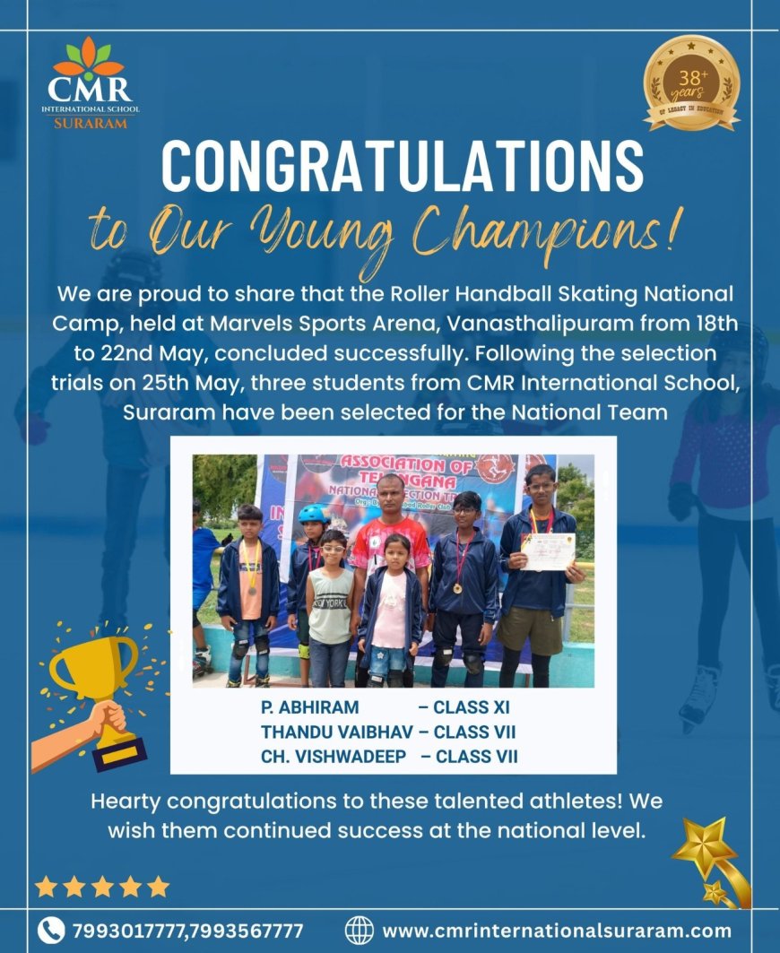 Best International schools in Suraram | Hyderabad - CMR Schools