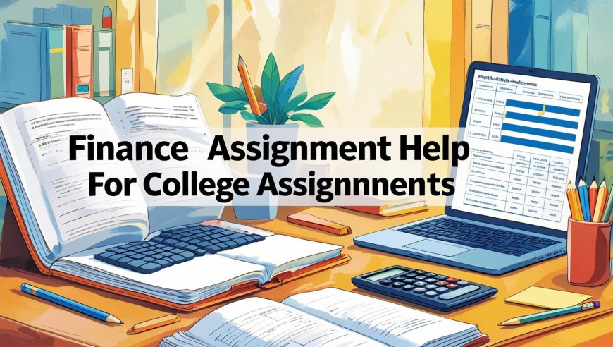 Finance Assignment Help For College Assignments
