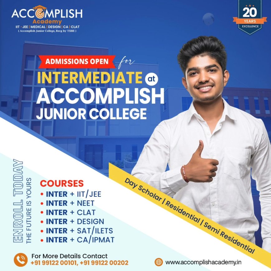 best iit coaching | best neet coaching |  Shamshabad | Hyderabad - Accomplish Academy