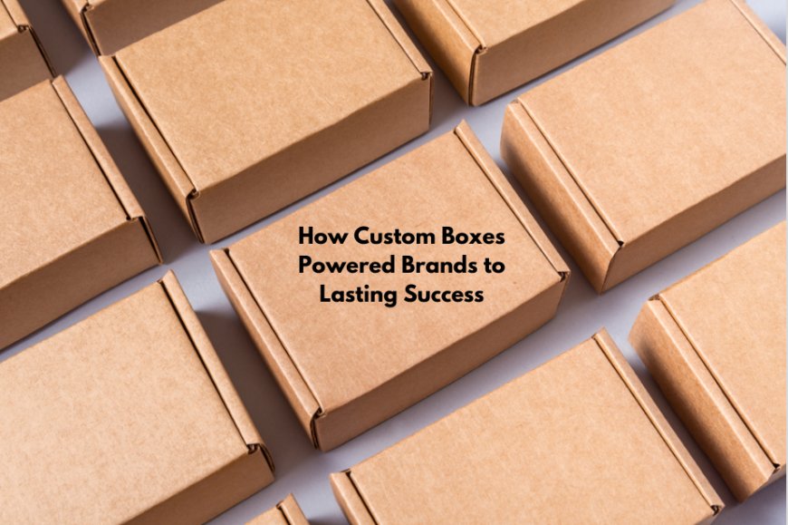 How Custom Boxes Powered Brands to Lasting Success