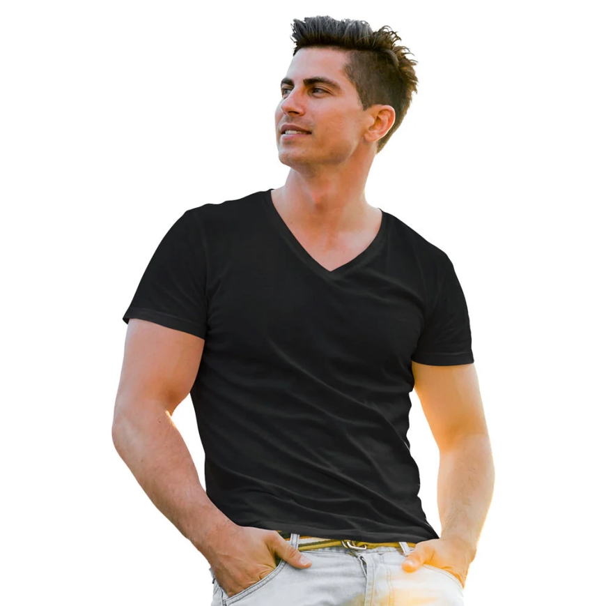 Redefining the Basic: The Rise of the Fitted V-Neck T-Shirt