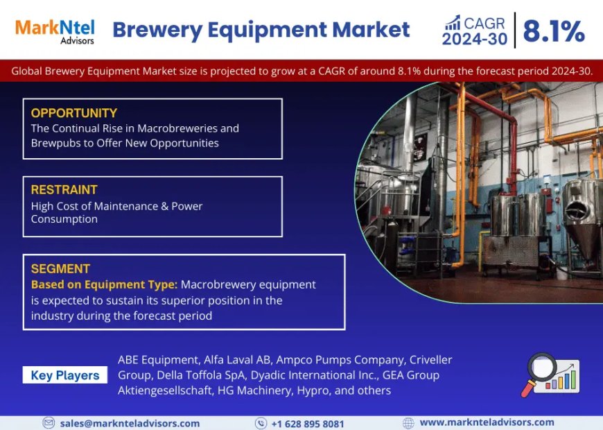 Brewery Equipment Market Overview:  Growth & Strategy