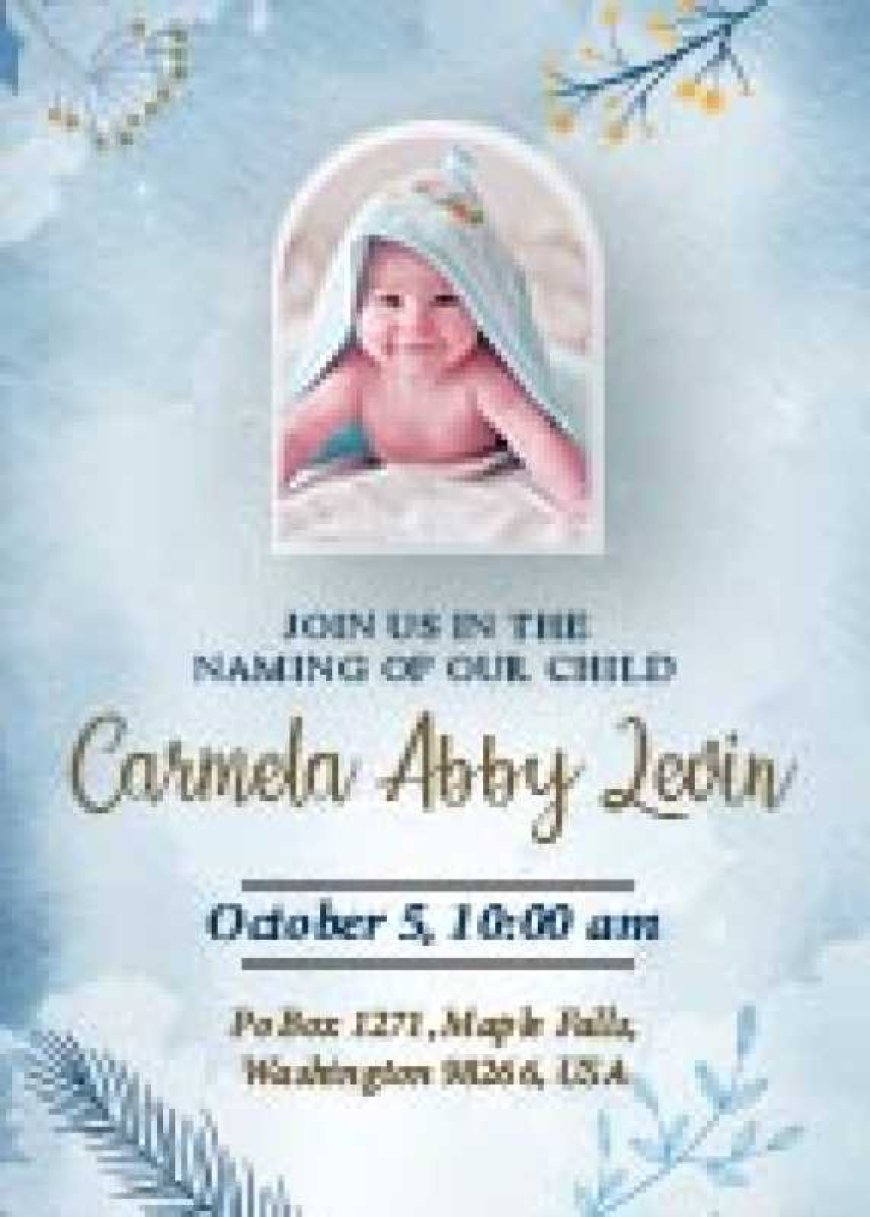 modern naming ceremony pdf template