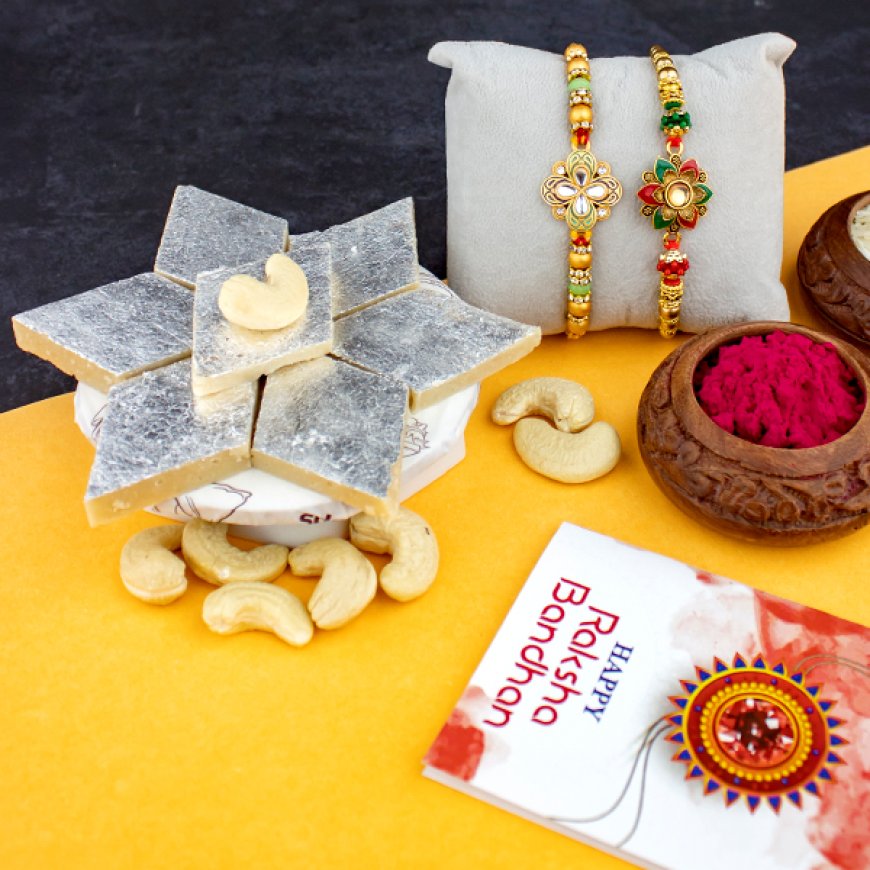 Send Rakhi and Sweets Online Celebrate Raksha Bandhan with Instant Delivery
