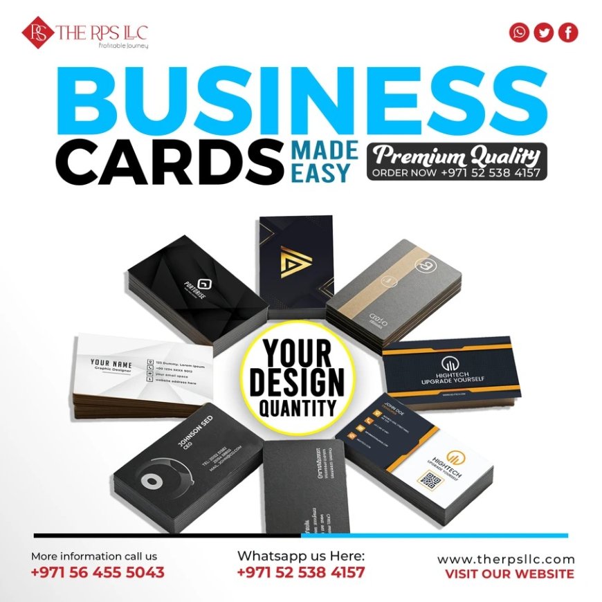 Business Card Printing in Dubai – Affordable & Fast Custom Cards
