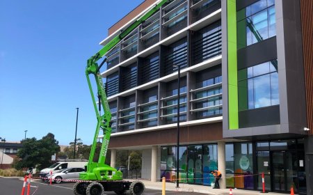 Reach New Heights: EWP-Powered Commercial Window Cleaning by Nationwide Commercial Cleaning