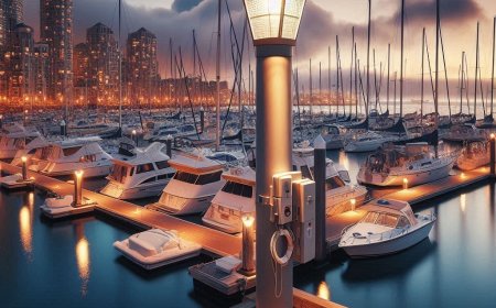 Top Reasons to Choose Marina Power Pedestals Harbor Light for Your Dock