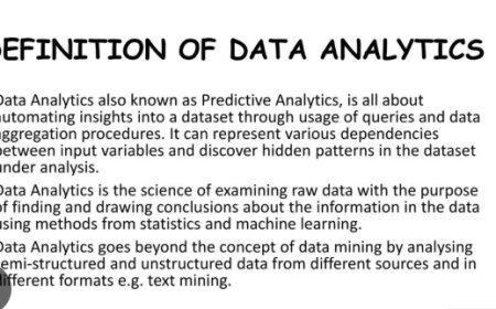 What is Data Analytics? Definition, Uses