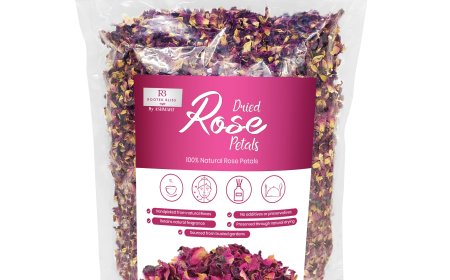 100% Pure Dried Rose Petals By Rooted Bliss – Herbal Goodness