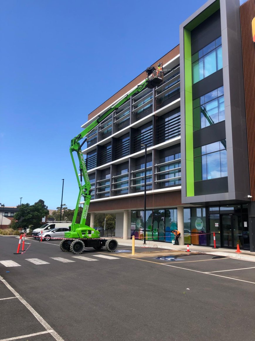 Reach New Heights: EWP-Powered Commercial Window Cleaning by Nationwide Commercial Cleaning