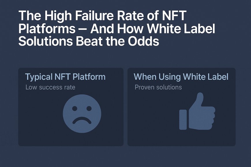 The High Failure Rate of NFT Platforms – And How White Label Solutions Beat the Odds
