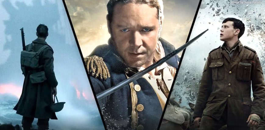 How do British War Movies depict civilian experiences?