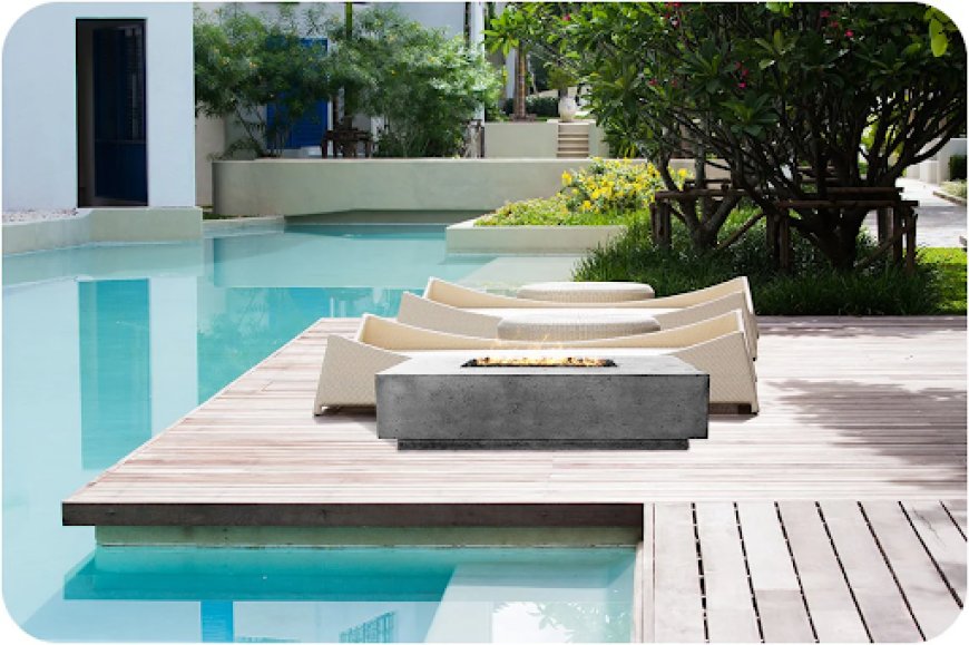 Concrete Rectangle Fire Pit: The Modern Centerpiece for Outdoor Living