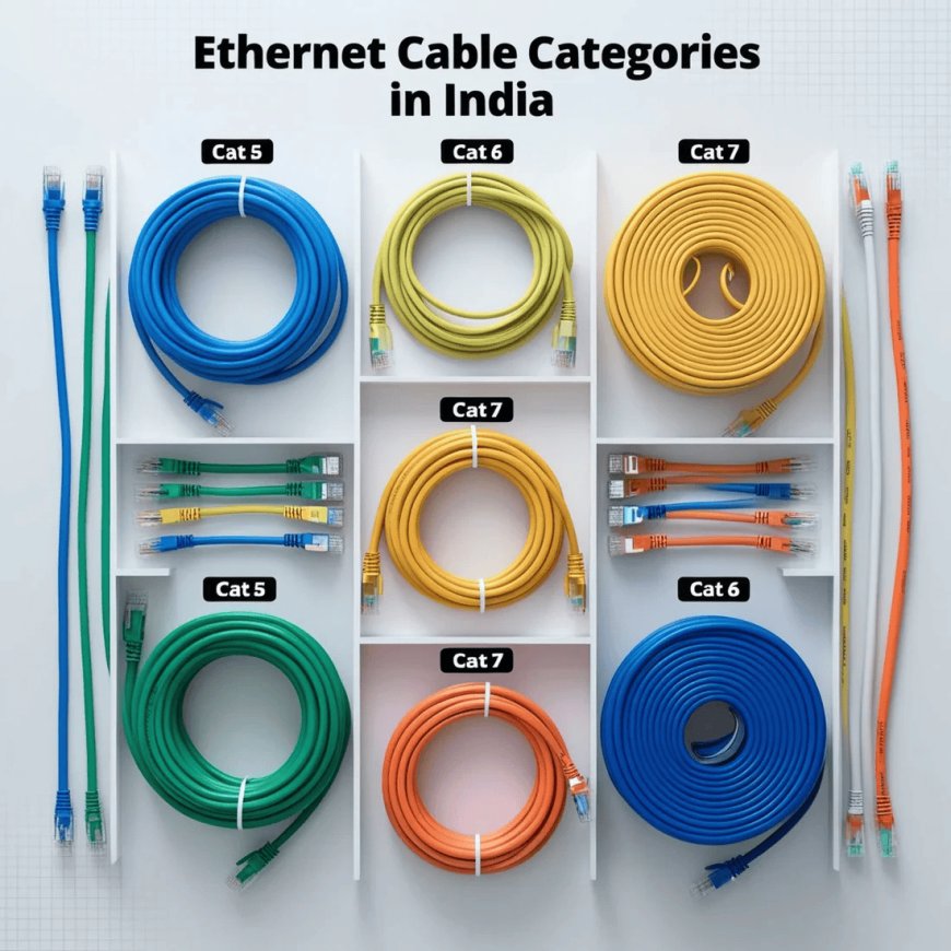 Multiple Categories of Ethernet Cables Available in India