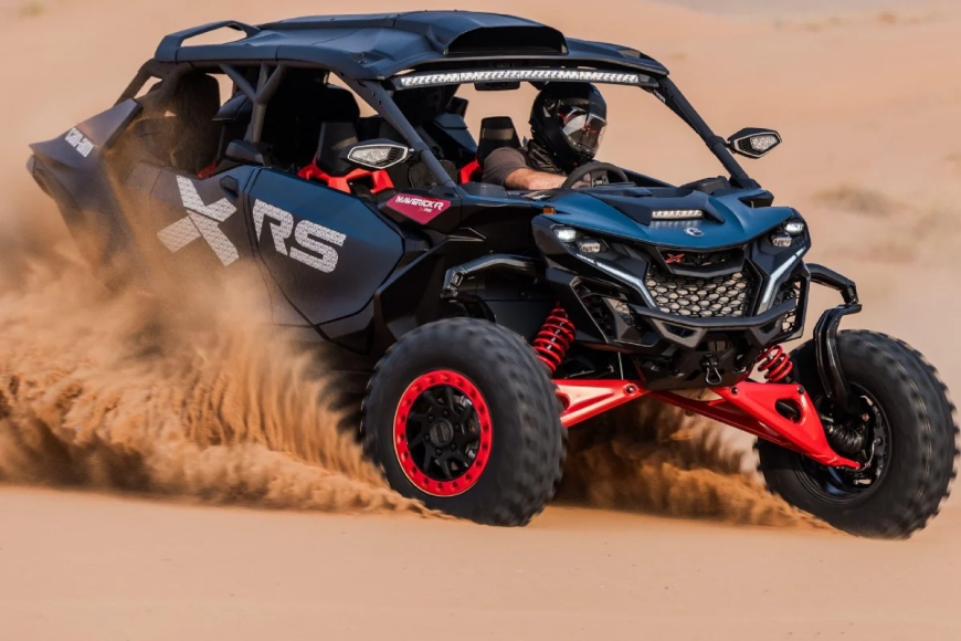 Exploring Desert Trails on a Private Can-Am Maverick Tour Dubai