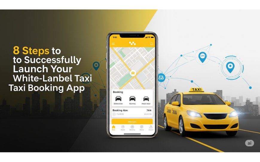 8 Steps to Successfully Launch Your White-Label Taxi Booking App