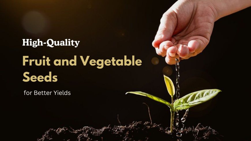 High-Quality Fruit and Vegetable Seeds for Better Yields