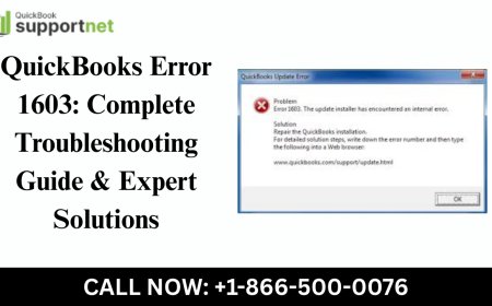 QuickBooks Error 1603: Complete Troubleshooting Guide & Expert Solutions