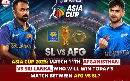 AsiaCup 2025: AFG vs SL Match 11 Prediction & Preview