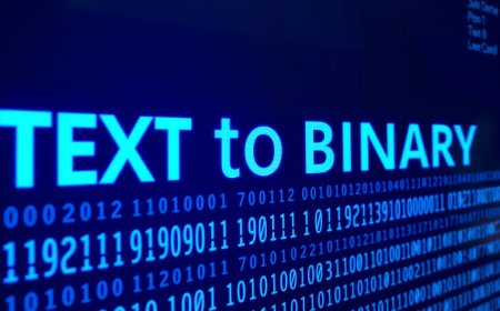Convert Text Characters to Binary Digits