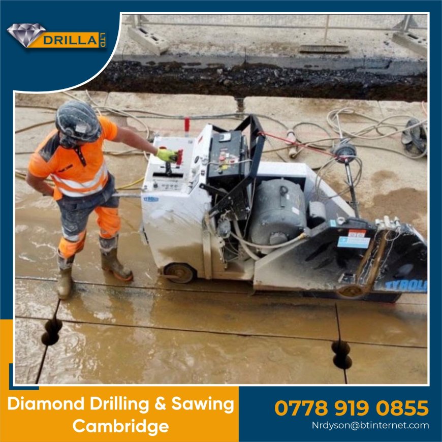 Diamond Drilling and Sawing Cambridge | Precision Concrete Services – Drilla Ltd