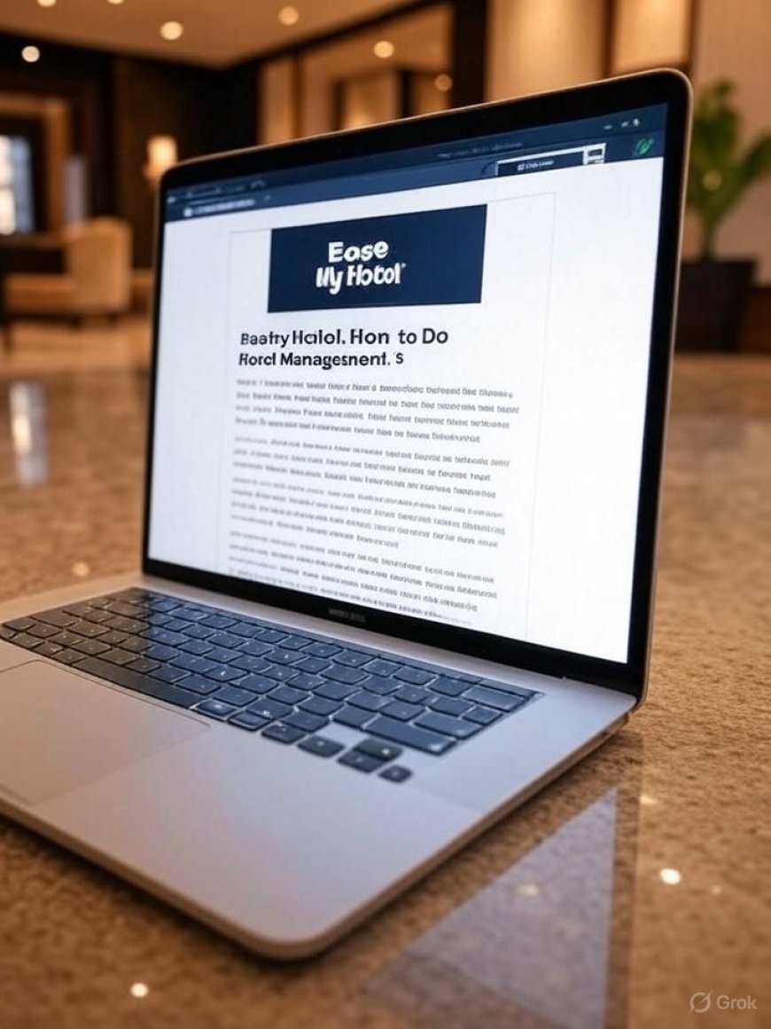 How to Do Hotel Management Efficiently with Ease My Hotel