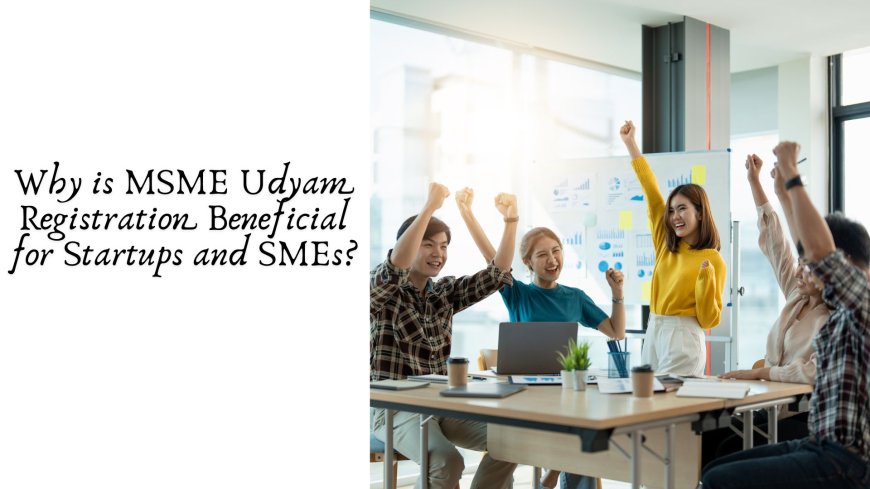 Why is MSME Udyam Registration Beneficial for Startups and SMEs?
