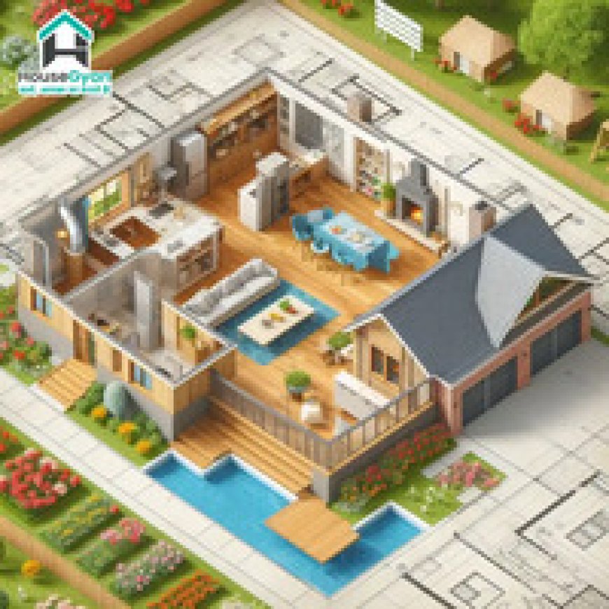 Creative House Drawing by House Gyan – Visualize Your Dream Home