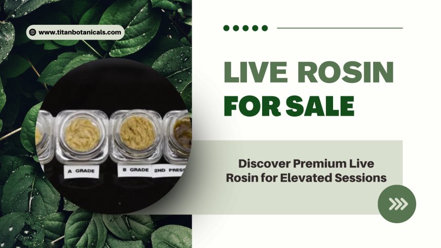 Shop Titan Botanicals Live Rosin Collection