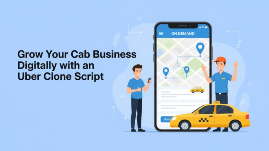 Grow Your Cab Business Digitally with an Uber Clone Script