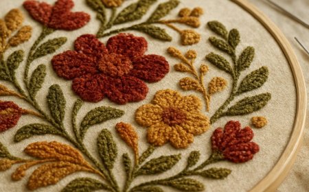 The Timeless Charm of Chenille Stitch Embroidery