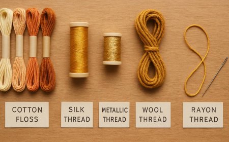 A Beginner’s Guide to Machine Embroidery Thread Types