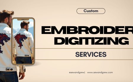 Best Embroidery Digitizing Service | Expert Machine Embroidery by Sew And Grew