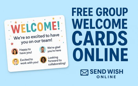 Create Impressive First Impressions using Free Welcome Group Cards Online