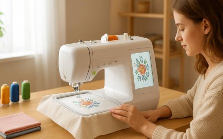 Beginning Machine Embroidery: A Simple Way to Start Creating Beautiful Designs