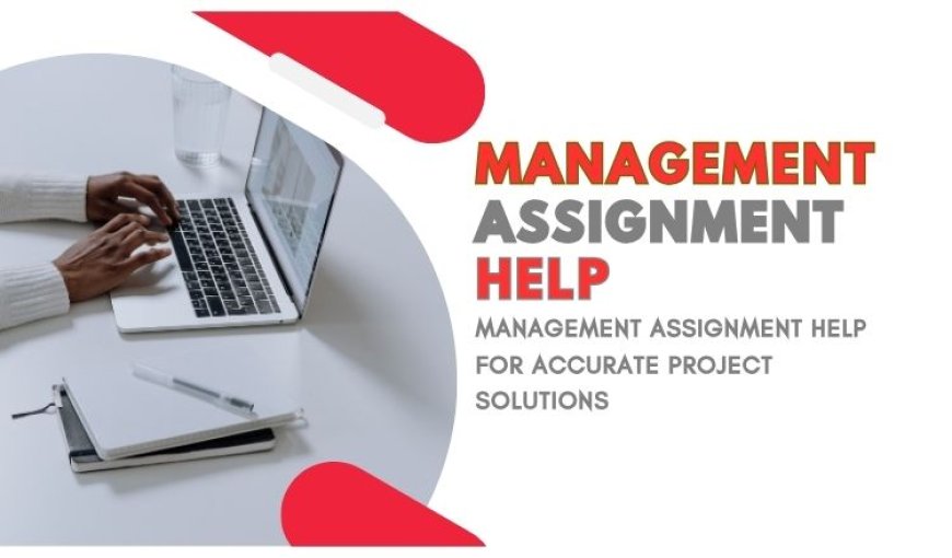 Management Assignment Help for Accurate Project Solutions