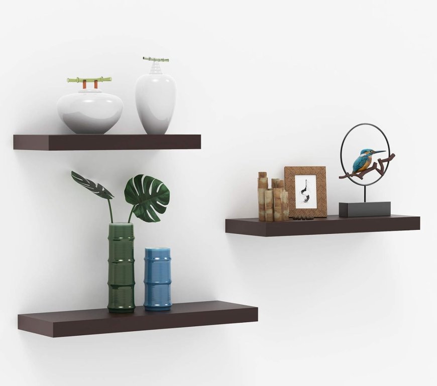 Chic and Sturdy Rustic Floating Shelves for Any Interior