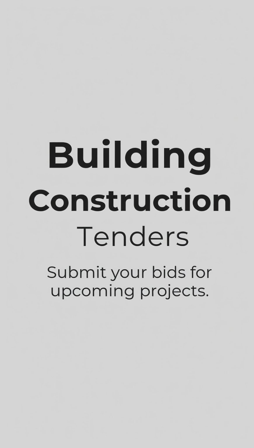 Building Construction Tenders in India by Tender-Labour: Helping You Find the Right Projects, Without the Paperwork Headaches