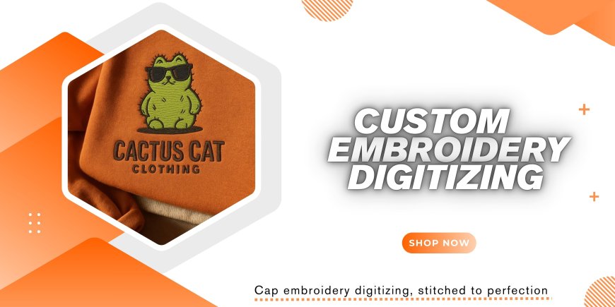 Custom Embroidery Digitizing – Turning Creativity into Precision Art