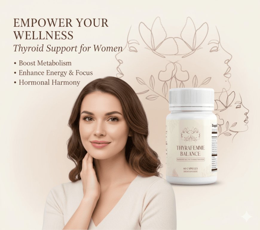 Thyrafemme Balance – Natural Support for Women’s Thyroid & Hormonal Health
