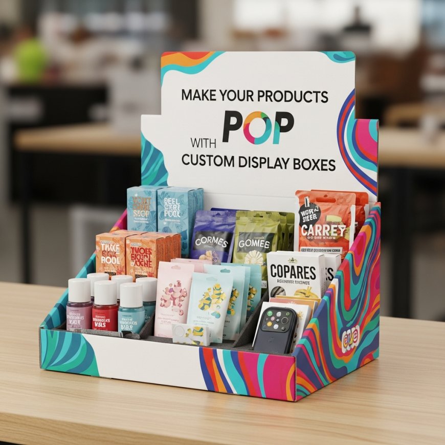 Make Your Products Pop with Custom Display Boxes